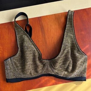 ASOS Gold and Black Women's Bra